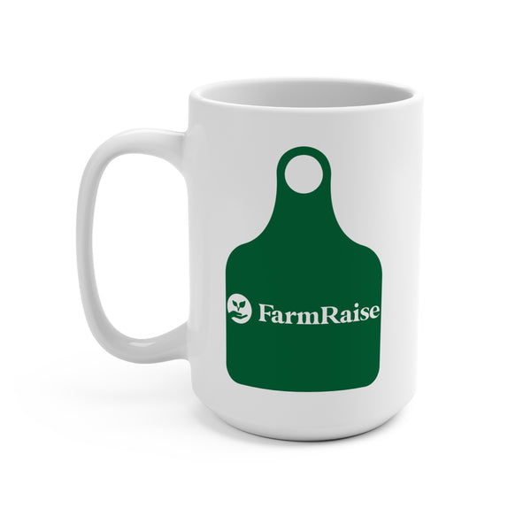 FarmRaise Logo Livestock Tag Mug 15oz