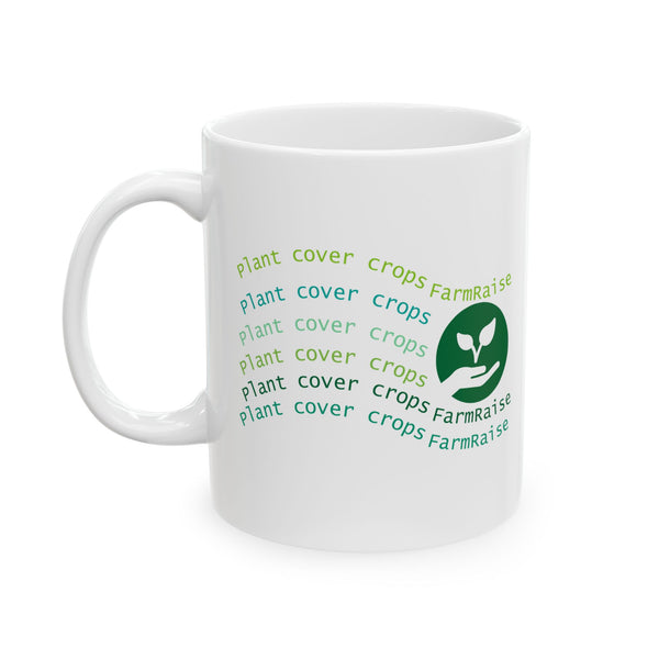 Plant Cover Crops Ceramic Mug, (11oz, 15oz)