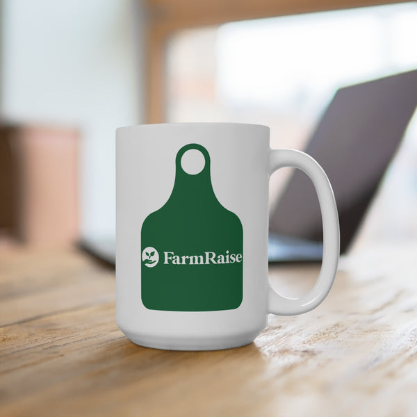 FarmRaise Logo Livestock Tag Mug 15oz