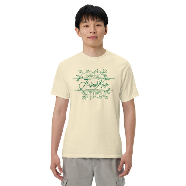 FarmRaise Floral Comfort Colors Green Writing