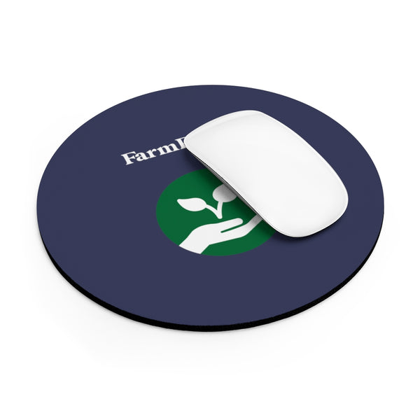 FarmRaise Navy Mouse Pad