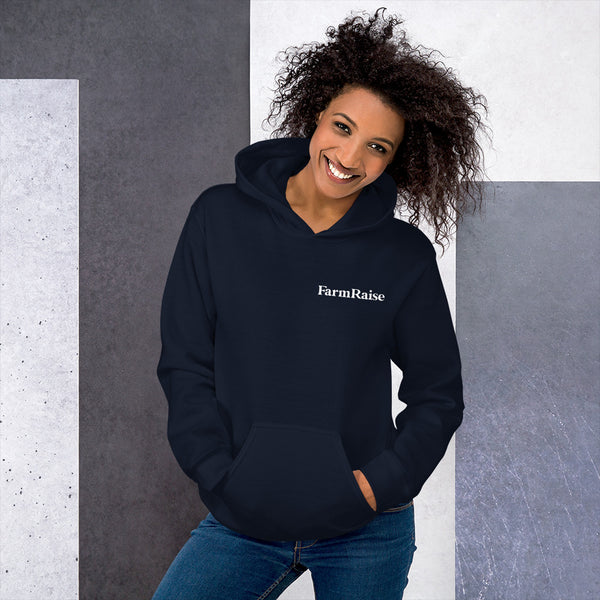 FarmRaise Unisex Hoodie (Logo on the Back)